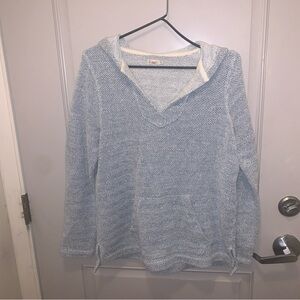 Faherty Women’s Whitewater Pullover Terrycloth Hoodie Size M